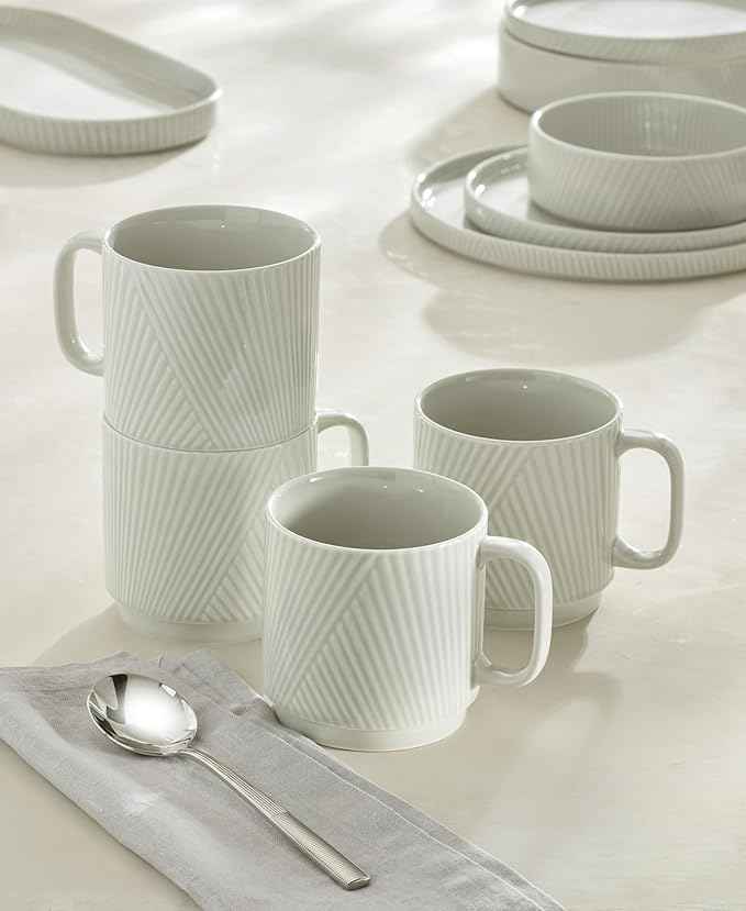 Lenox 898027 Modulus Mugs, Set Of 4, Vapor