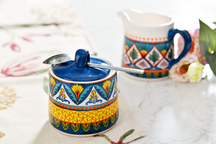 Havana Ceramic Sugar and Creamer Set