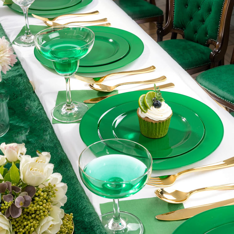 60PCS Green Plates & St. Patrick's Day Plates (60 Count)