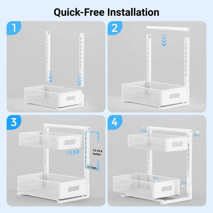 Pull Out Under Kitchen Sink Organizer (49.99 Count)