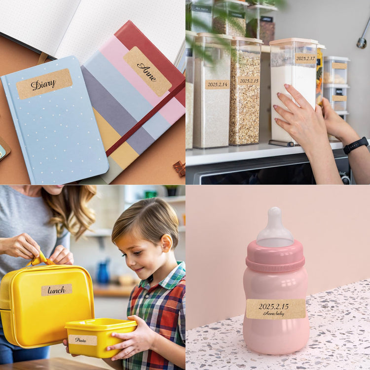 Removable Kraft Label Stickers