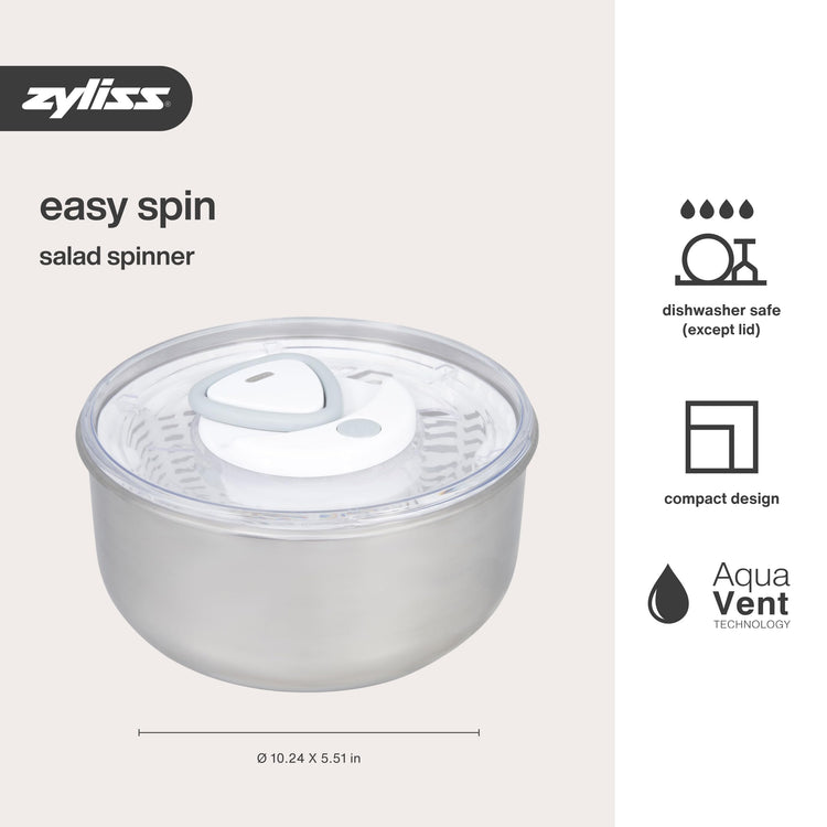 Easy Spin 2 AquaVent Large Salad Spinner