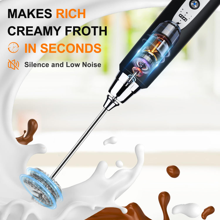 Handheld Milk Frother Wand for Coffee