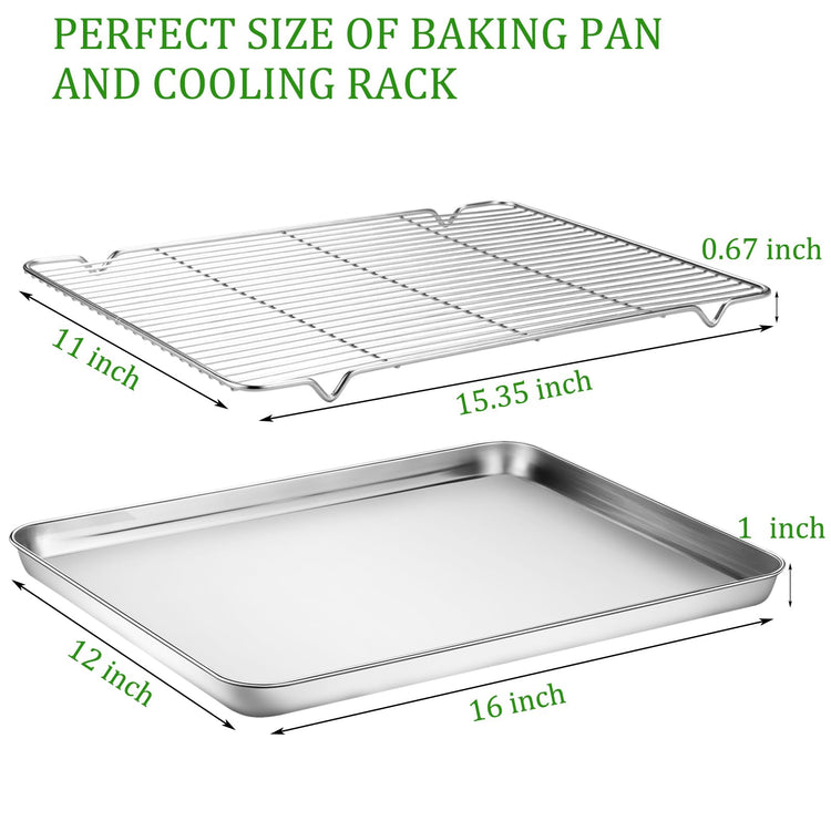 Baking Sheet with Rack Set