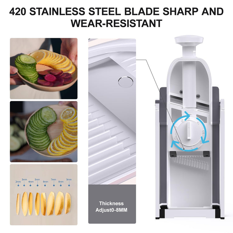 Safe Mandoline Slicer for Kitchen