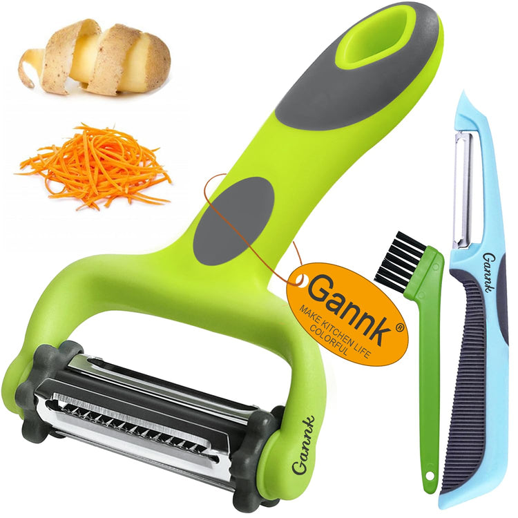 Potato Apple Vegetable Peelers for Kitchen (2 Count)