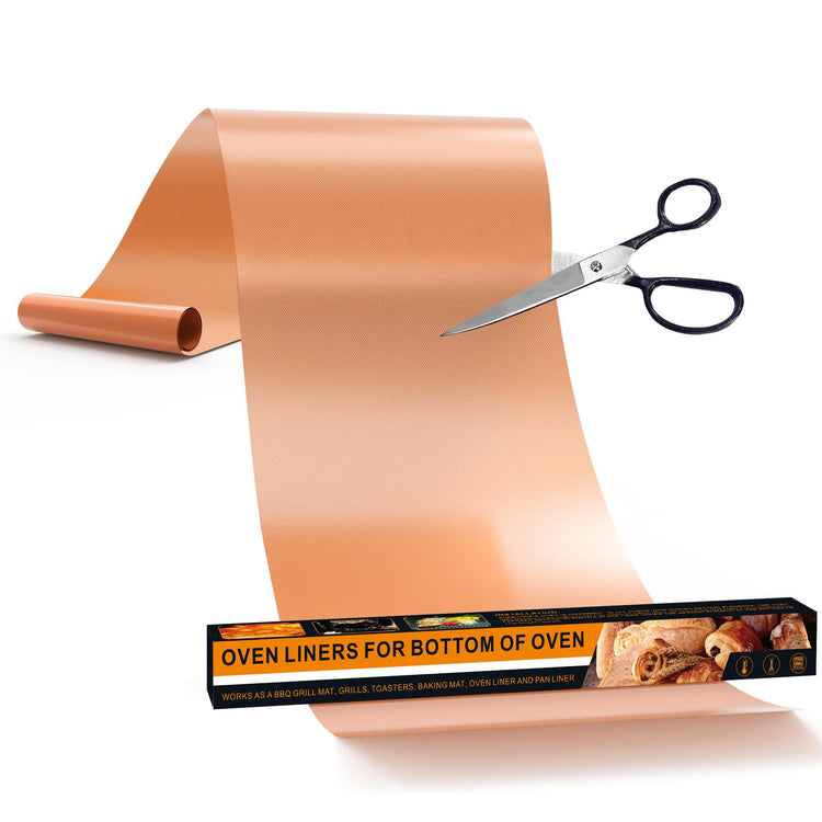 75 Inch Roll Reusable Copper Oven Liners for Bottom of Oven
