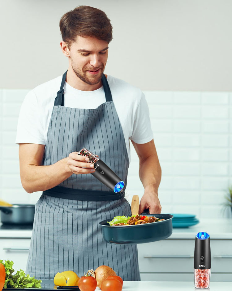 XinXu Rechargeable Pepper and Salt Grinder Set