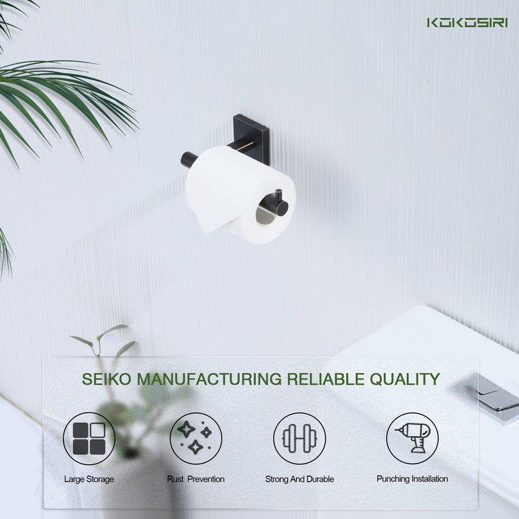 Toilet Paper Holder Oil Rubbed Bronze Toilet Roll Holder Hold Mega Rolls Kitchen Bathroom Tissue Paper Dispenser Stainless Steel