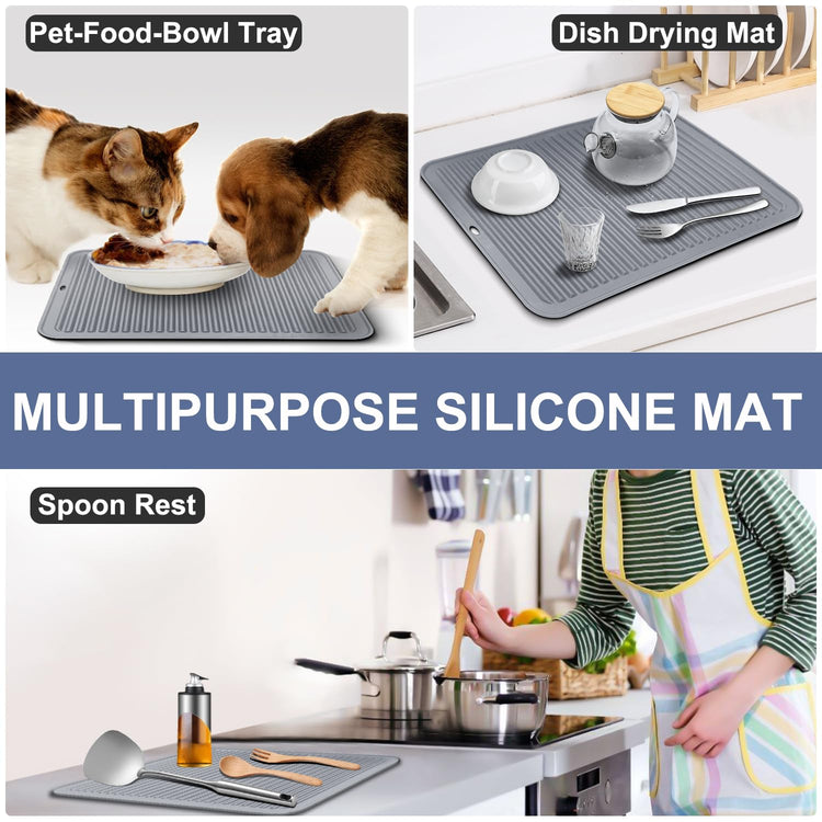 Large Silicone Trivet 16x12 Inch (2 Count)