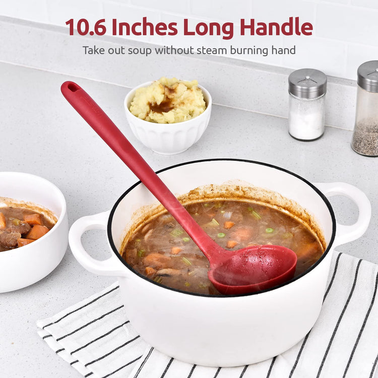 13 inch Silicone Soup Ladle