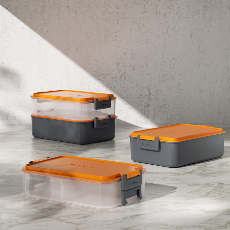 Stackable 2 Tier Adult Bento Box