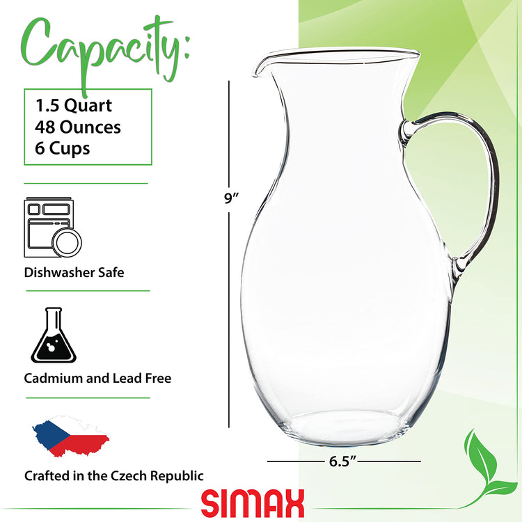 Glass Pitcher With Spout
