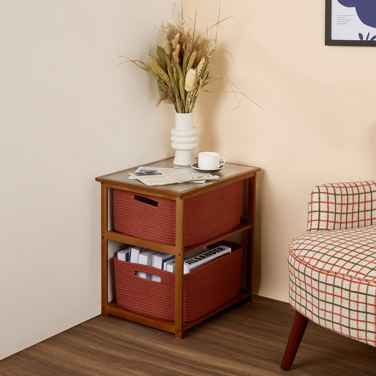 Large Storage Baskets for Organizing (4 Count)