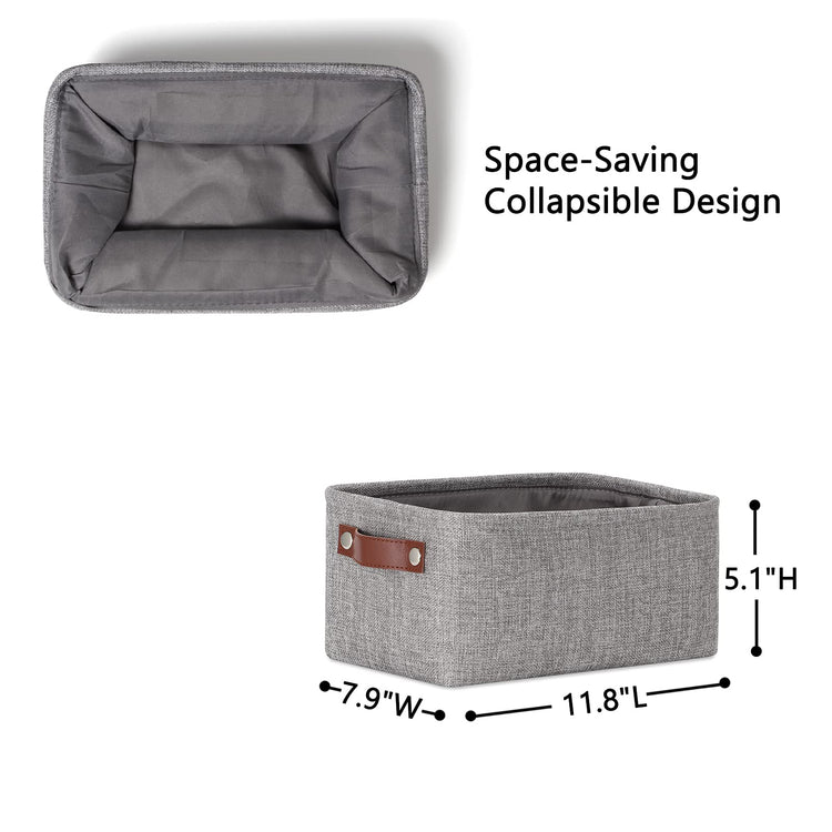 Small Storage Baskets 11.8"x7.9"x5.1" (6 Count)