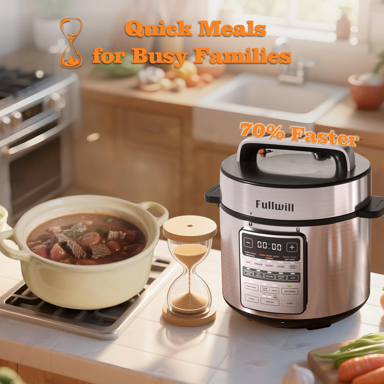 Electric Pressure Cooker 6QT Dual Pots