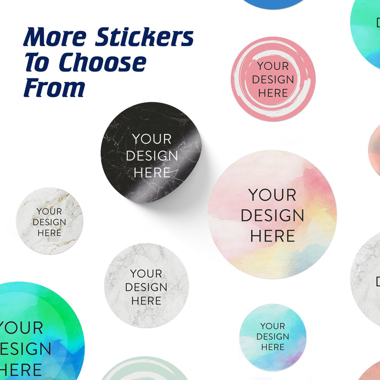 Custom Vinyl Stickers Your Image (100 Count)
