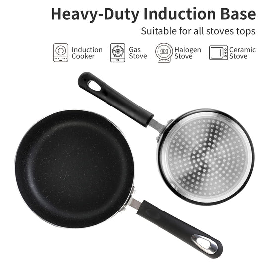 Nonstick Saucepan Set with Lid