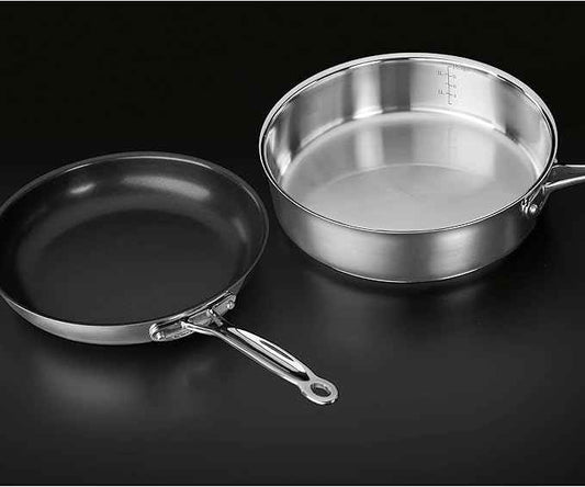 Cuisinart Chef's Classic Stainless Cookware 13-Piece Set, 77-13