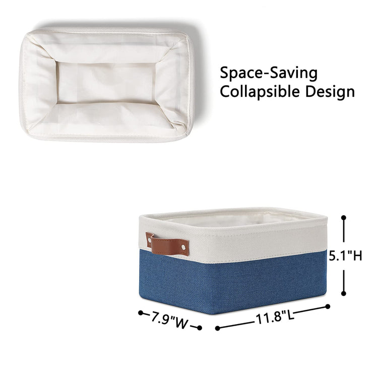 Set of 6 Small Baskets for Organizing (6 Count)