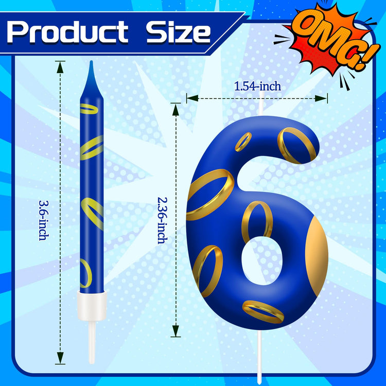 13PCS Birthday Cake Candles Set (13 Count)