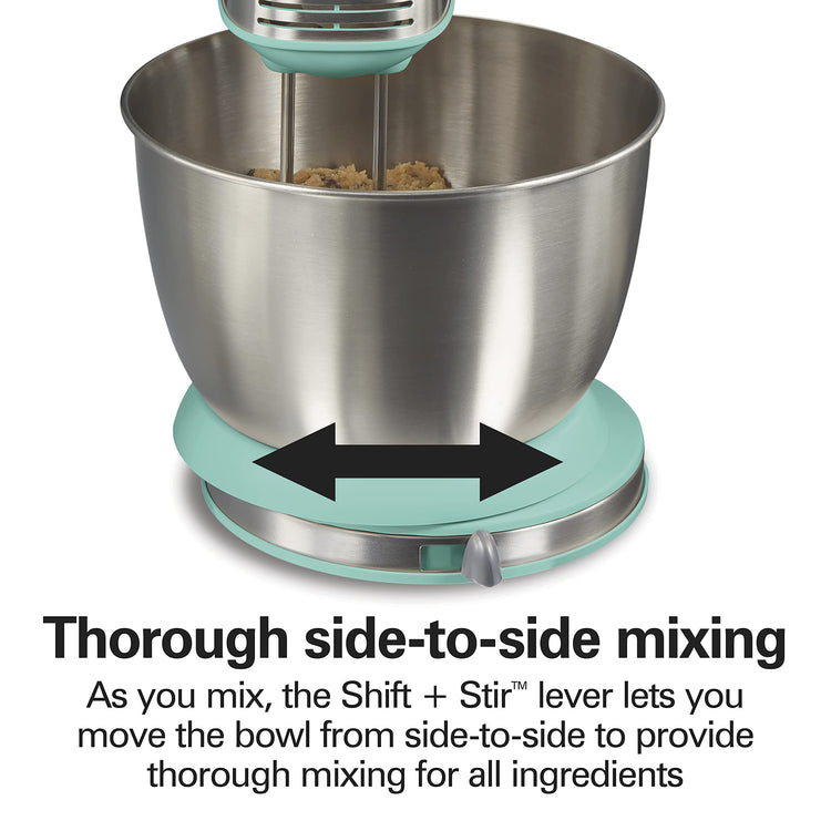 Classic Electric 4 Qt Stand Mixer & Hand Mixer With 6 Speeds