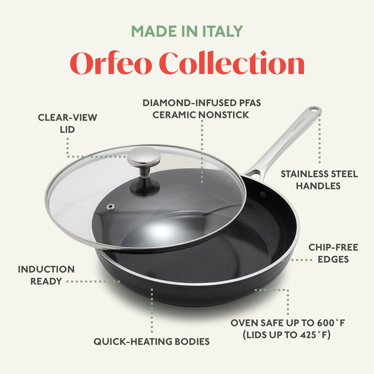 Orfeo 10 Piece Nonstick Cookware Set