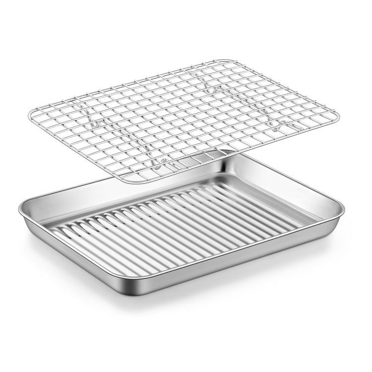 Toaster Oven Pan with Rack (20 Count)