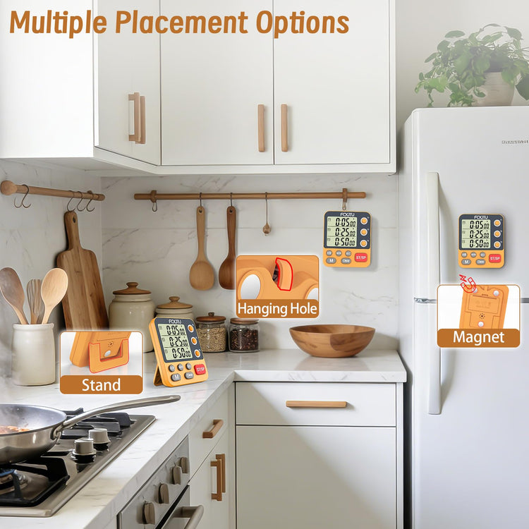 Digital Dual Triple Kitchen Timer