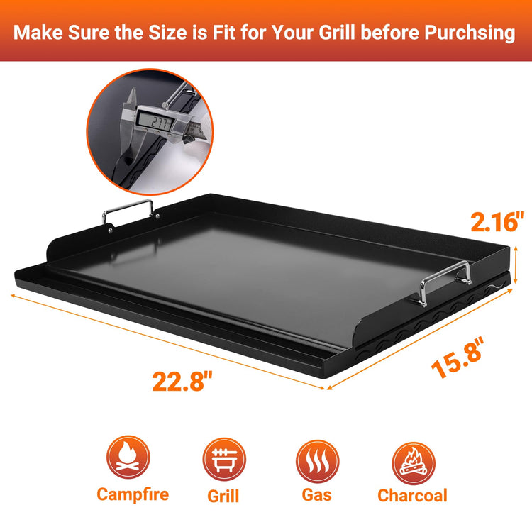 23"x16" Universal Grill Flat Top Griddle