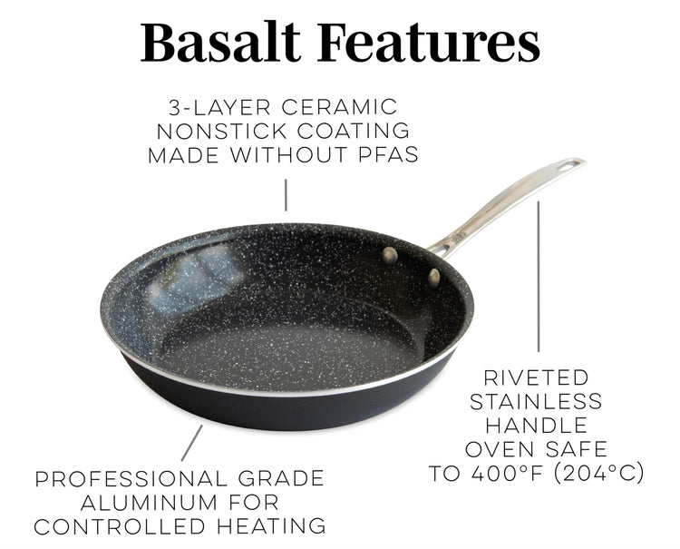 Basalt Aluminum Saute Skillet