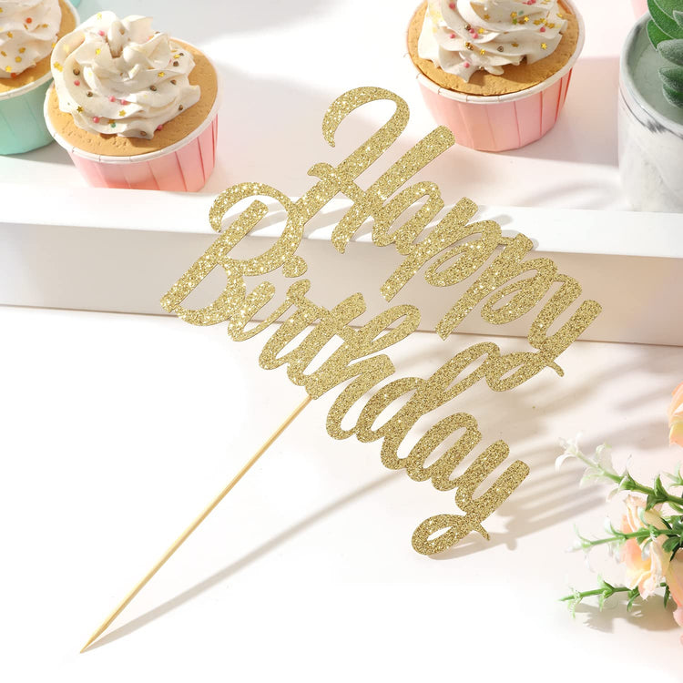 Happy Birthday cake topper