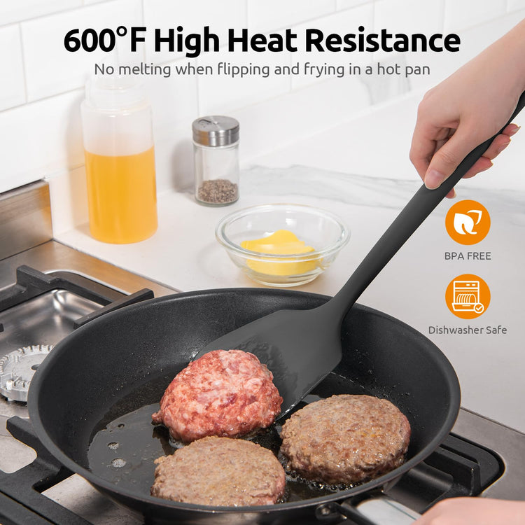 Silicone Turner Spatula Set of 2 (2 Count)