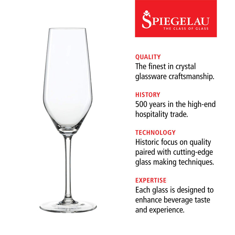 Style Champagne Flutes (4 Count)