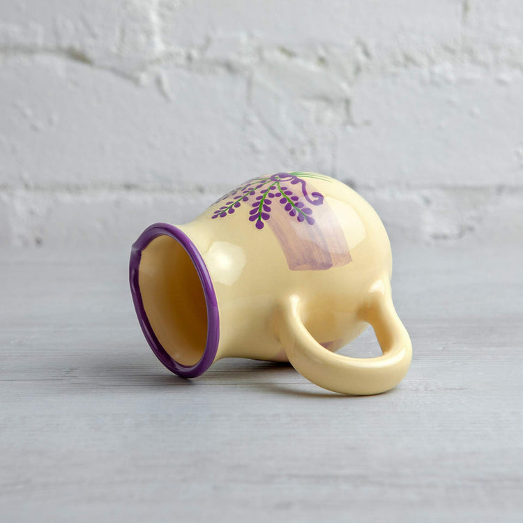 Handmade Lavender Floral Purple And Cream Small 150ml