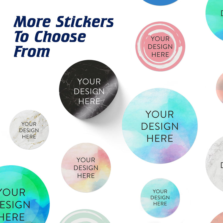 Custom Vinyl Stickers Your Image (100 Count)