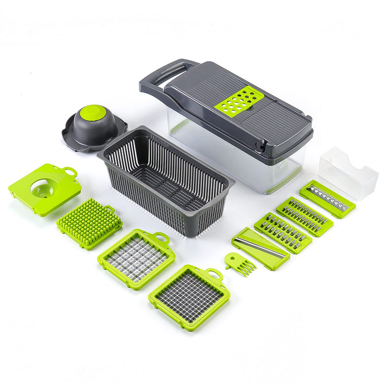 Vegetable Chopper Mandoline Slicer Grey