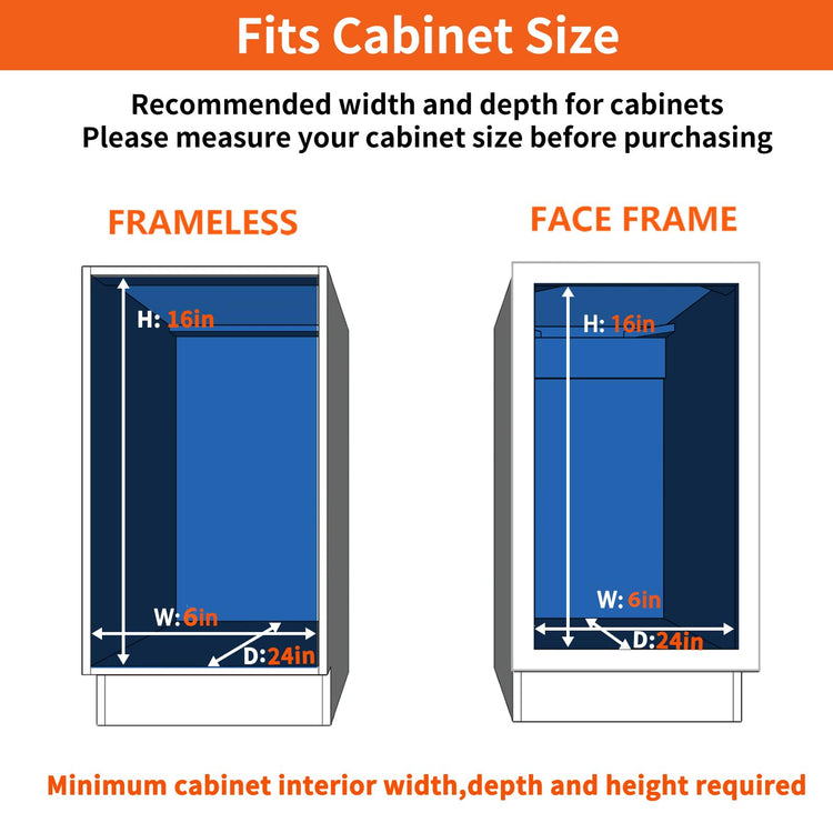 Individual Pull Out Cabinet Organizer