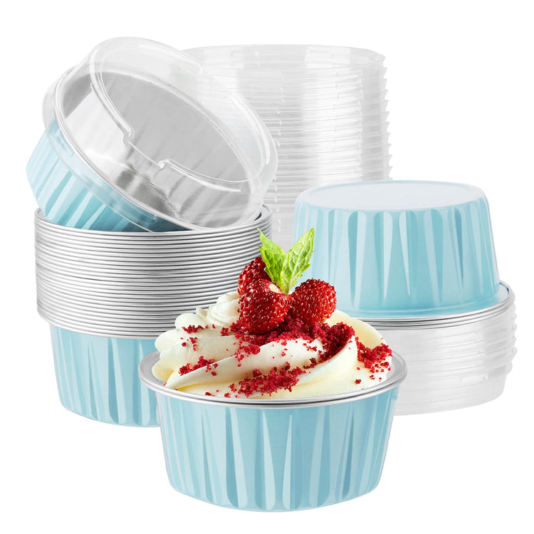 Aluminum Pans with Lids (60 Count)