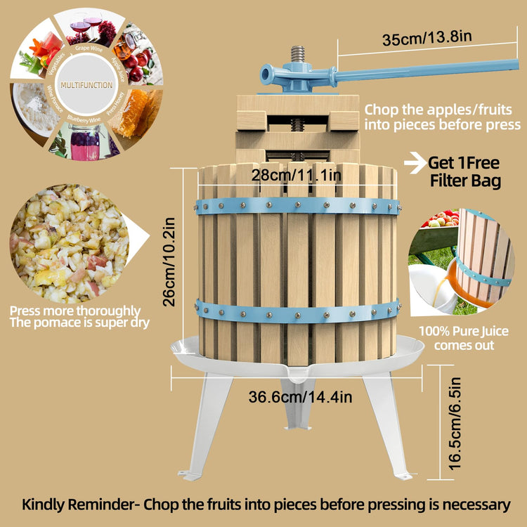 Fruit Apple Cider Wine Press