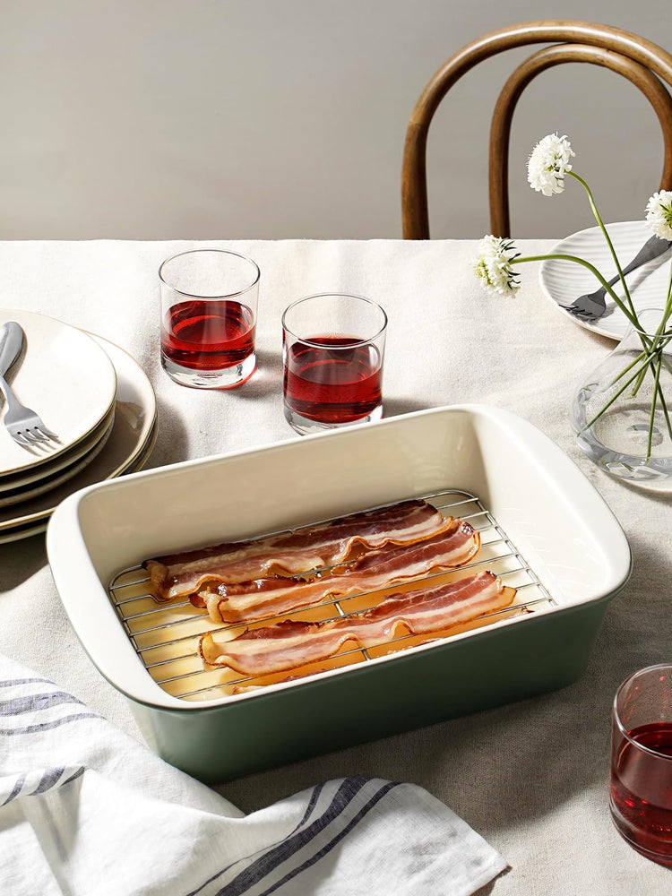 Ceramic Casserole Dishes for Oven with 304 Racks (3 Count)