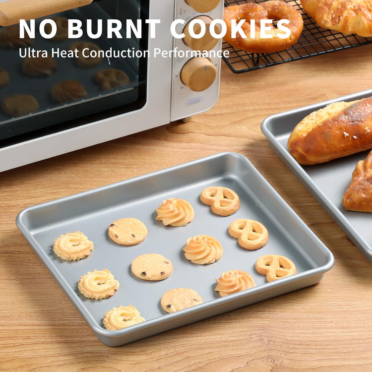 Toaster Oven Pans for Baking (2 Count)