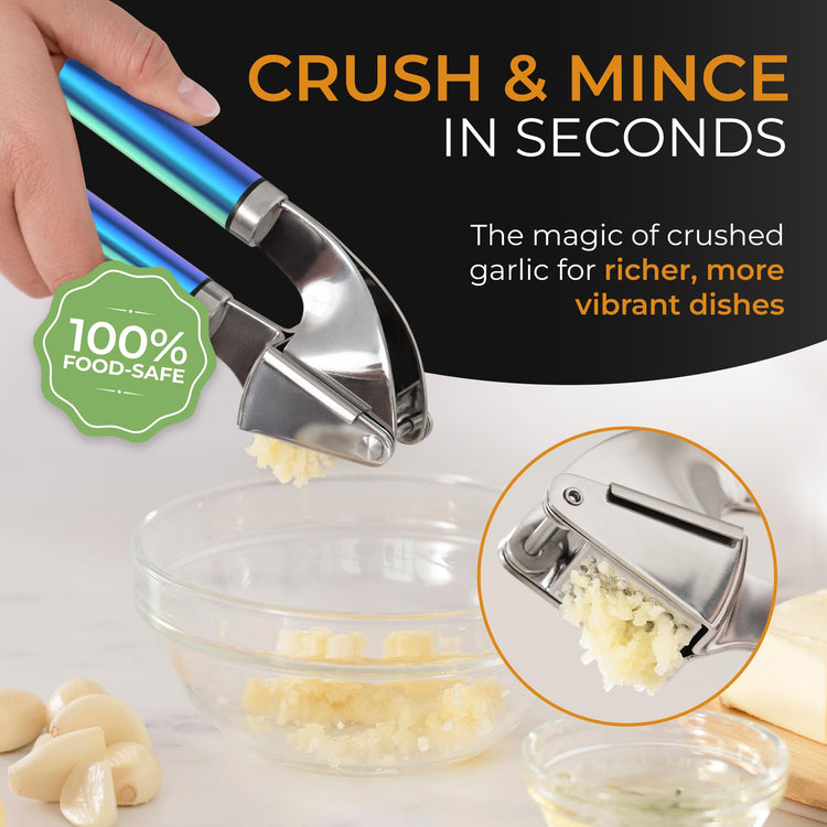Garlic Press and Peeler Set