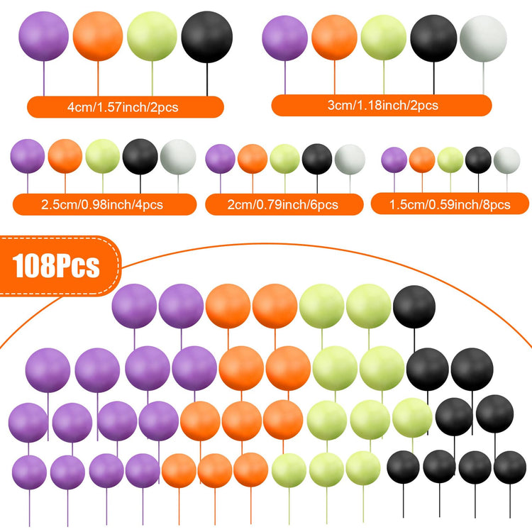 Balls Cake Topper (108 Count)