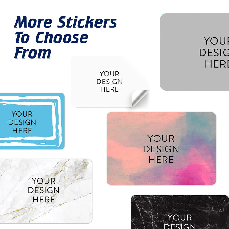 Custom Vinyl Stickers with Image (100 Count)