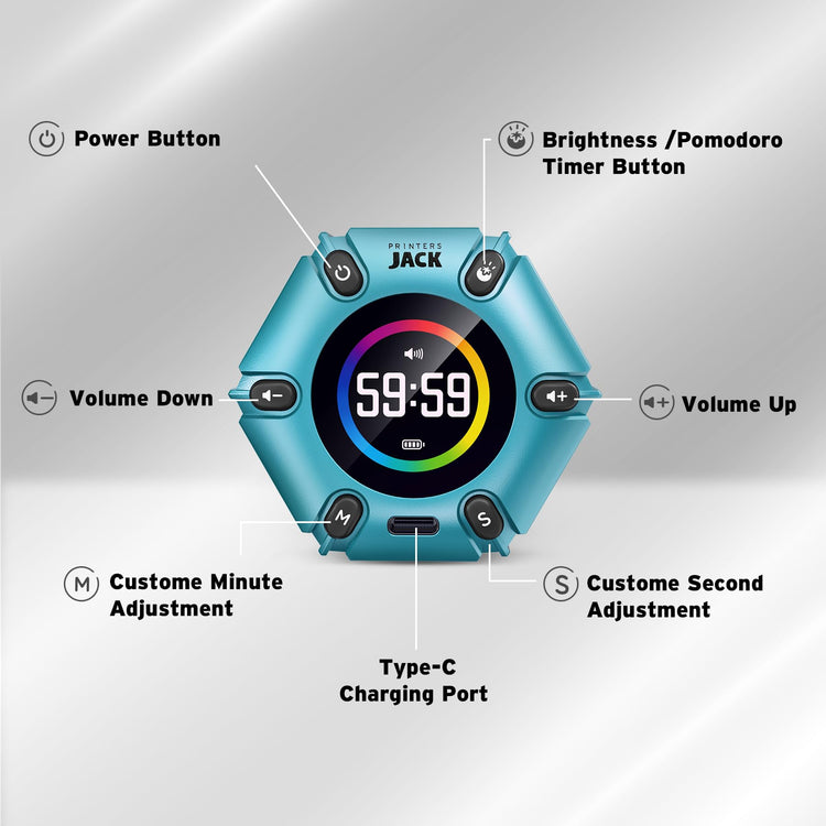 Smart FILP Pomodoro Timer 3