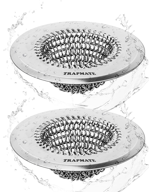 2 Pcs Kitchen Sink Drain Strainer (2 Count)