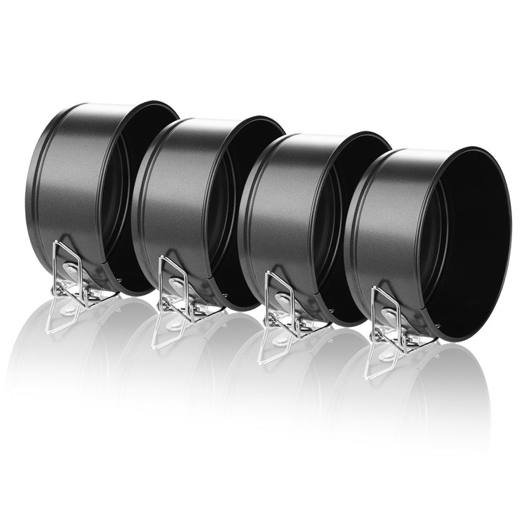 4 Inch Mini Springform Pan Set (4 Count)