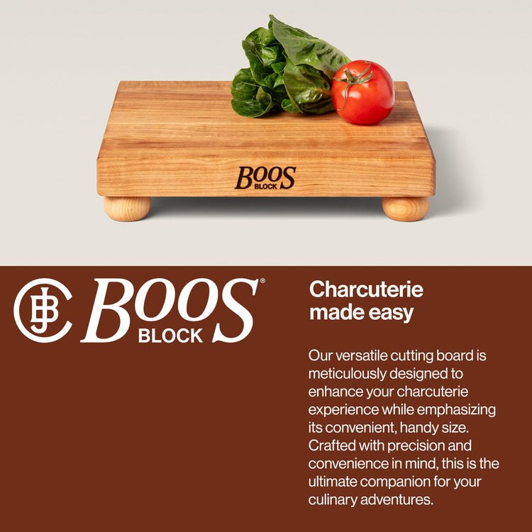 B Series Square Wooden Maple Cutting Board 12”x12”