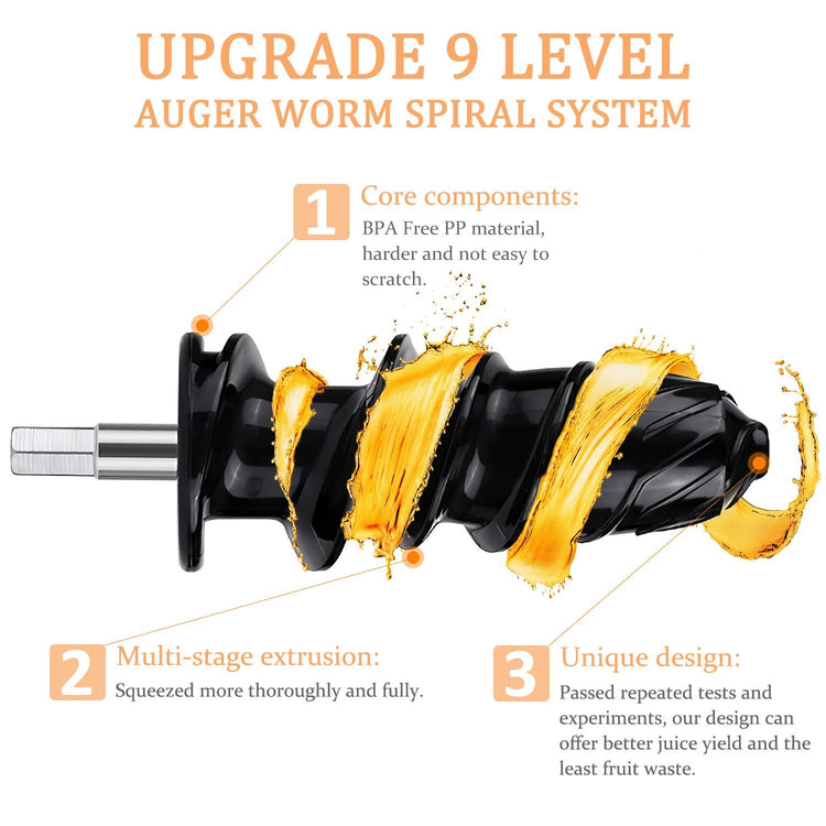 Pro 2025 Updated Slow Masticating Juicer